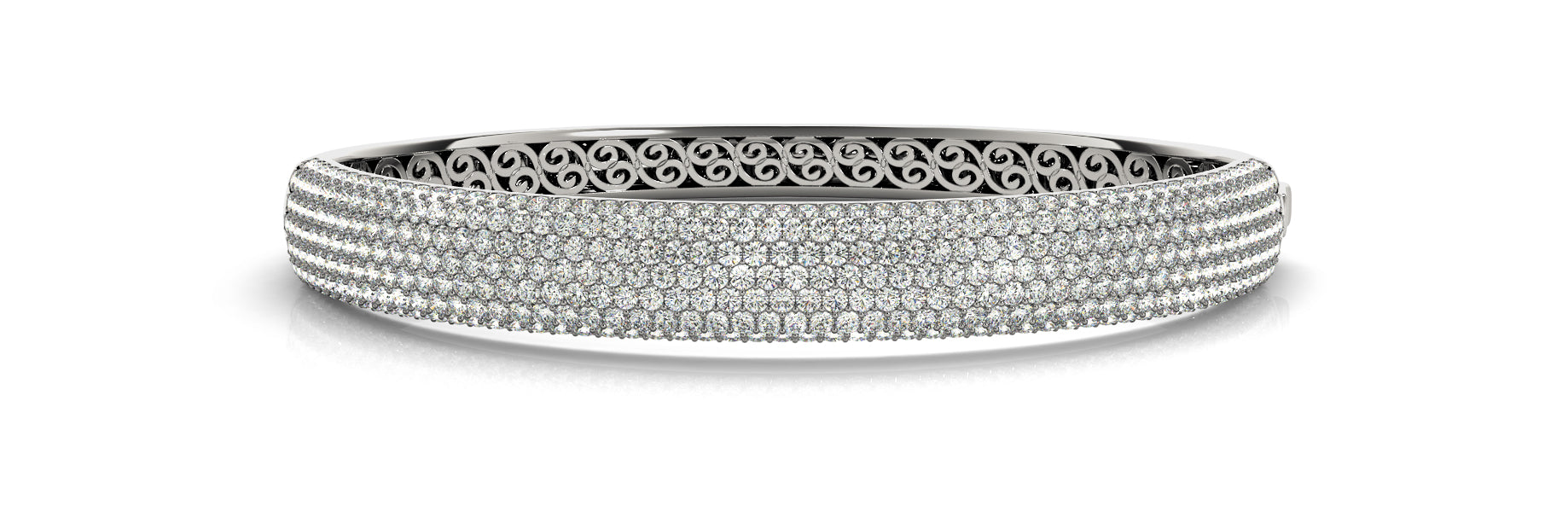 Bangle Multi Row Diamond Bracelet · 6.69 ct tw
