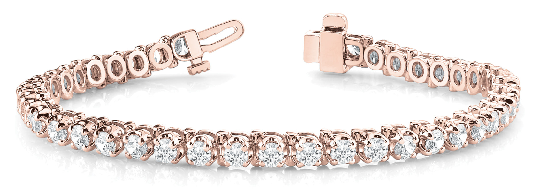 In-Line Prong Set Diamond Bracelet · 8.16 ct tw