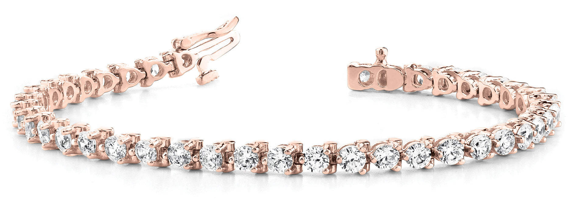 In-Line Prong Set Diamond Bracelet · 8.88 ct tw
