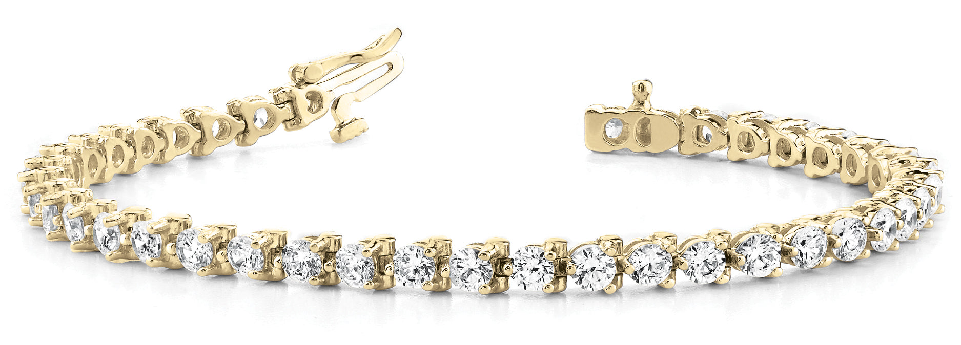 In-Line Prong Set Diamond Bracelet · 8.88 ct tw