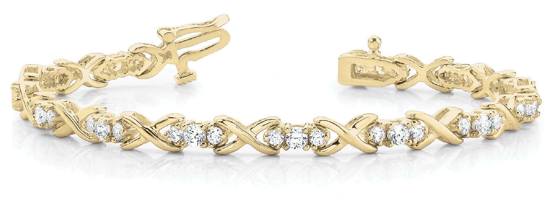 In-Line XO Diamond Bracelet · 2.47 ct tw