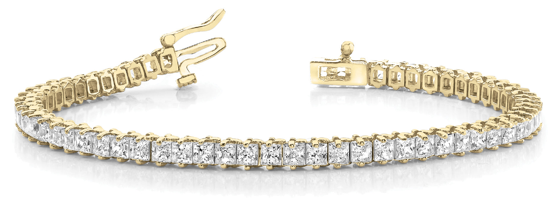 In-Line Prong Set Diamond Bracelet · 6.60 ct tw