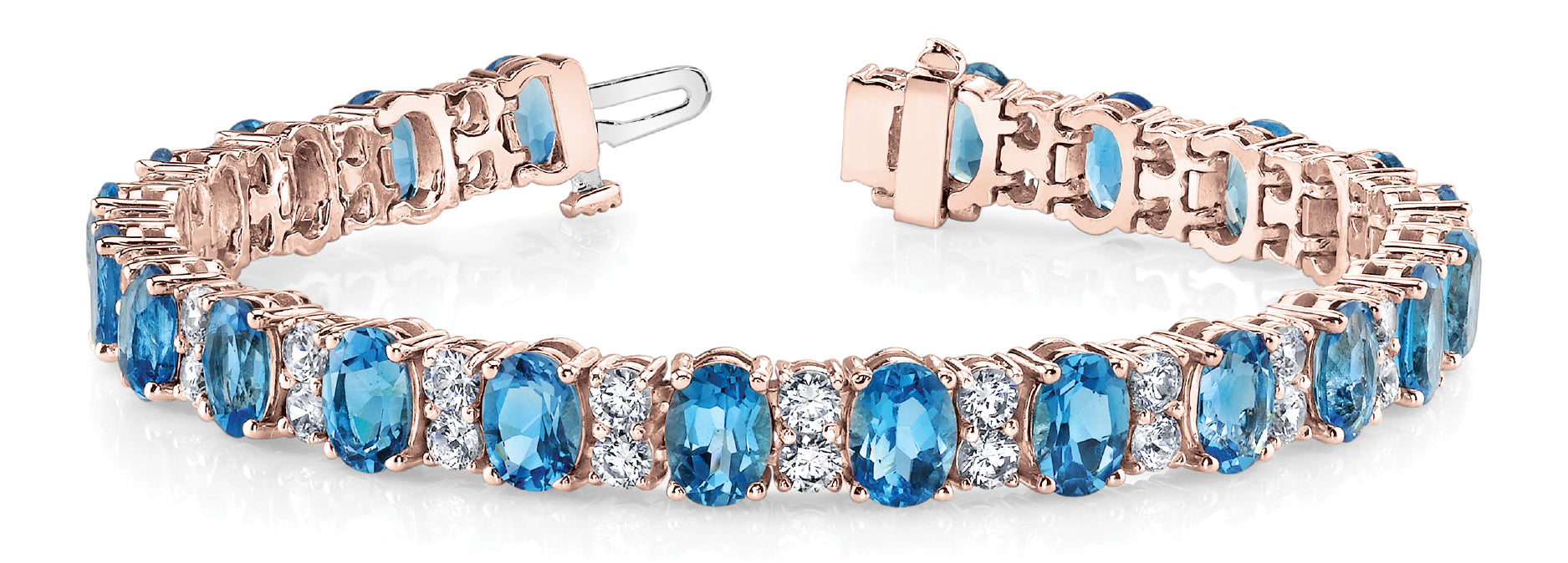 Oval Stone Gemstone Bracelet · 2.10 ct tw