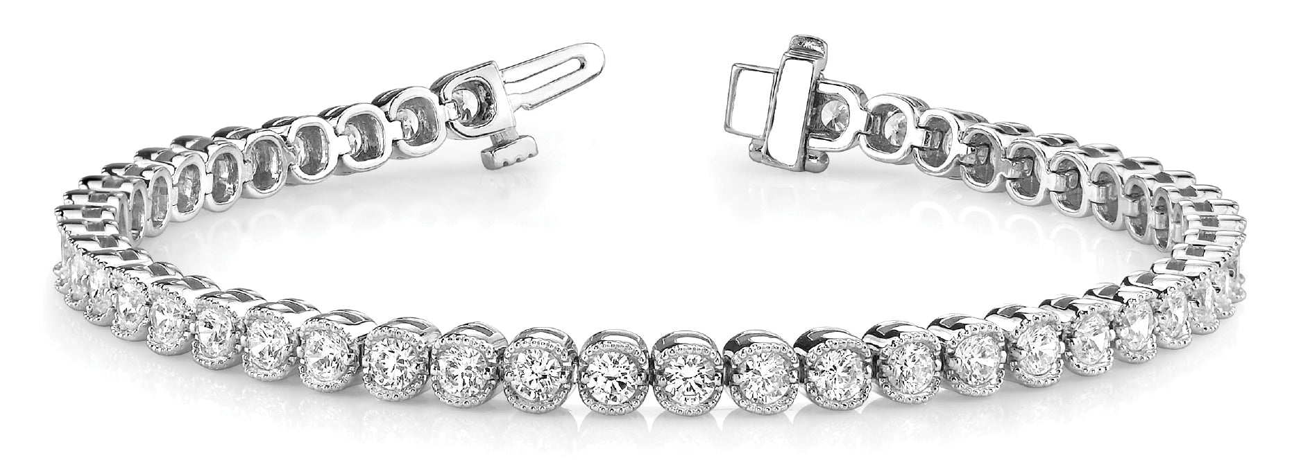 In-Line Bezel Set Diamond Bracelet · 1.96 ct tw