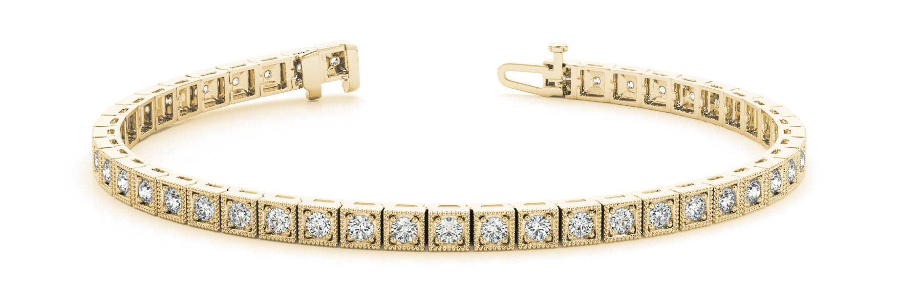 In-Line Prong Set Diamond Bracelet · 0.90 ct tw