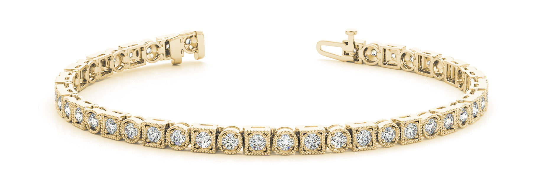 In-Line Prong Set Diamond Bracelet · 0.92 ct tw