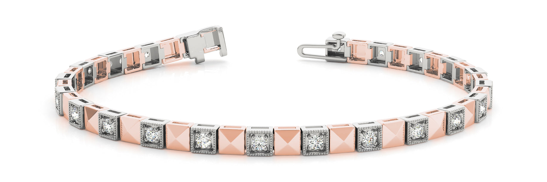 In-Line Prong Set Diamond Bracelet · 0.57 ct tw