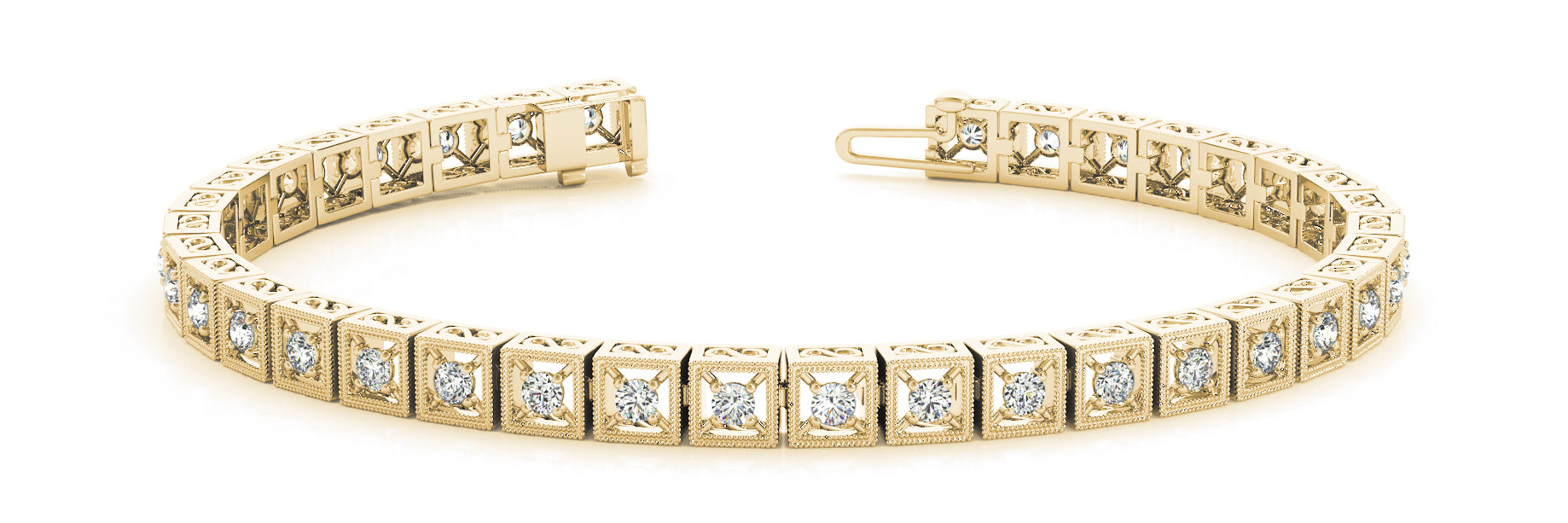 In-Line Prong Set Diamond Bracelet · 1.08 ct tw