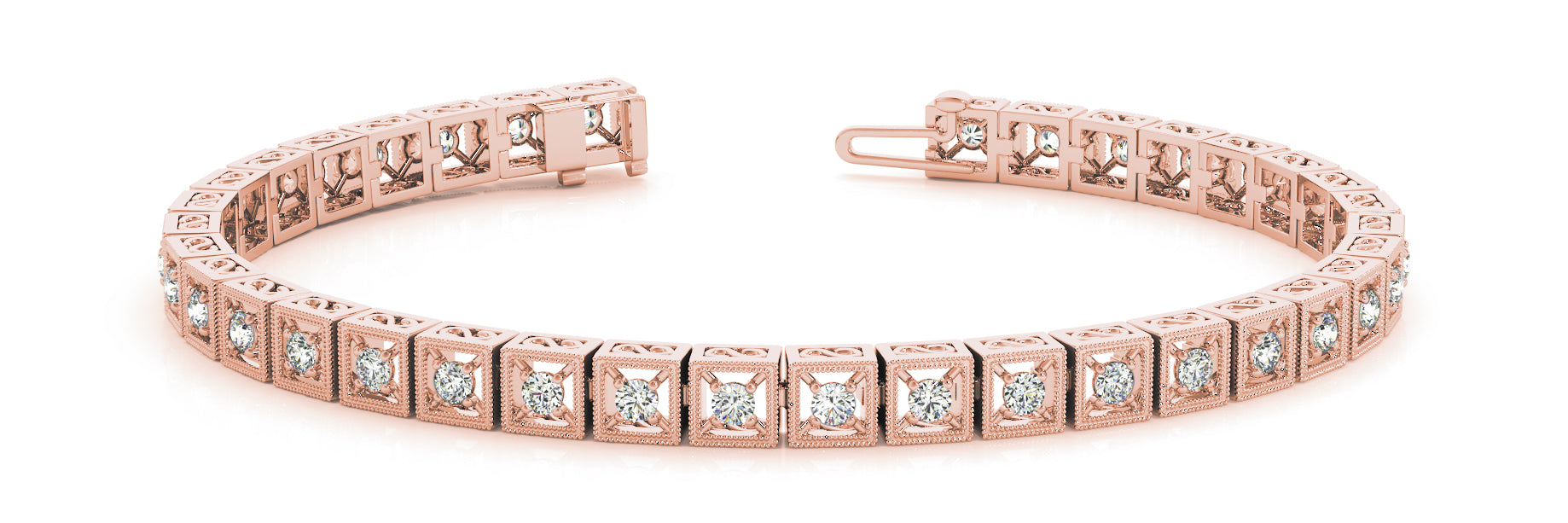 In-Line Prong Set Diamond Bracelet · 1.08 ct tw