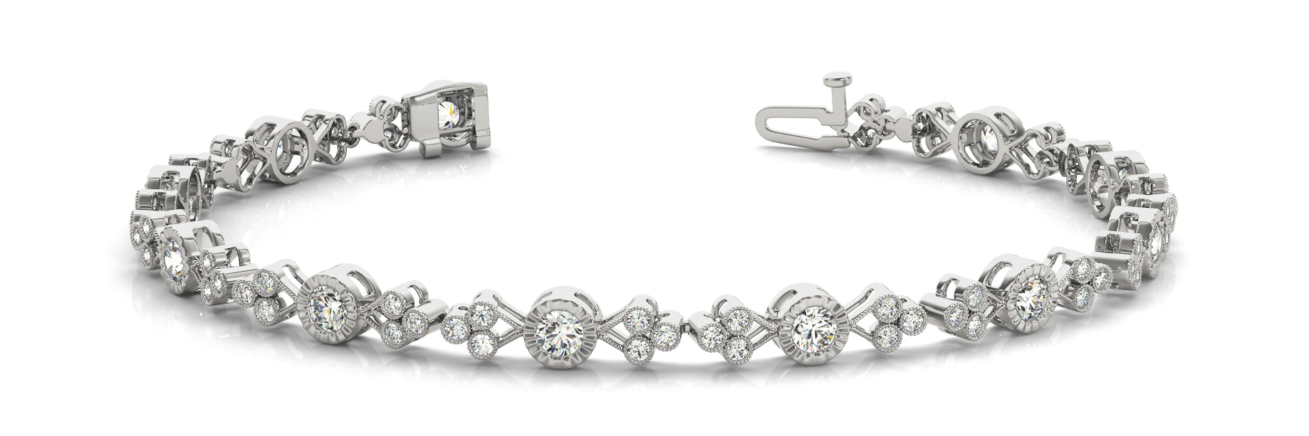 In-Line Prong Set Diamond Bracelet · 1.98 ct tw