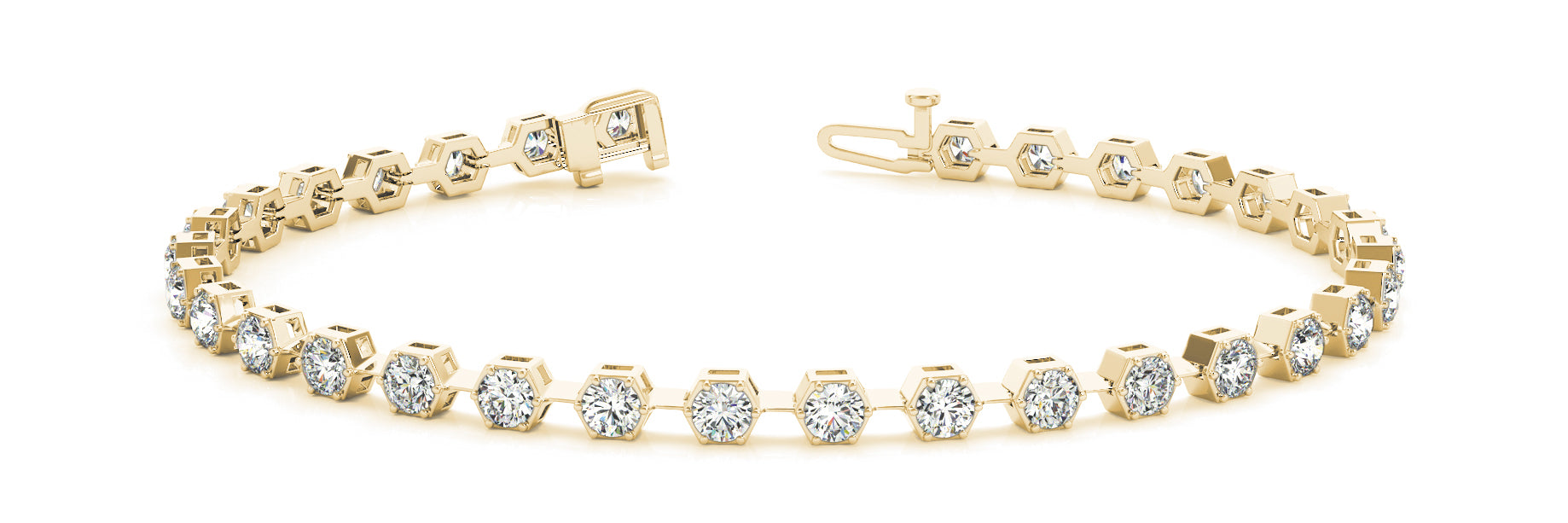 In-Line Prong Set Diamond Bracelet · 1.60 ct tw