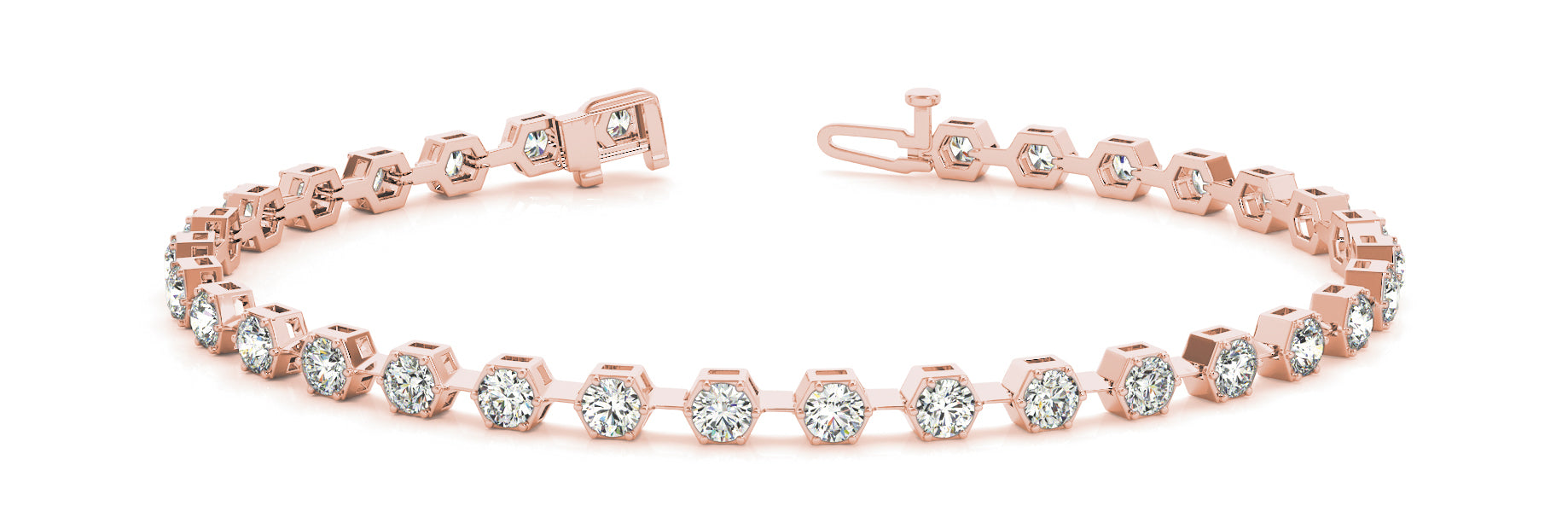 In-Line Prong Set Diamond Bracelet · 1.60 ct tw