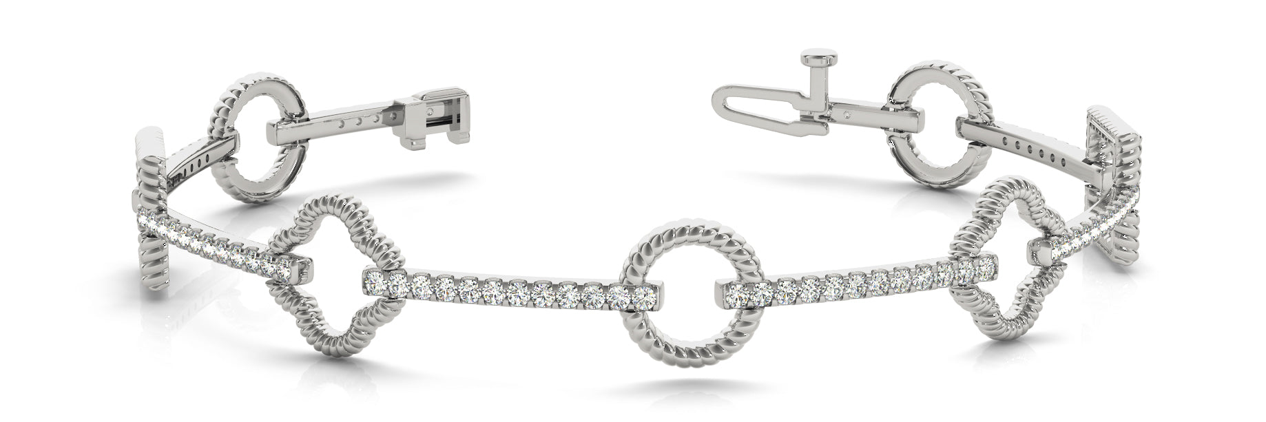 Shapes Diamond Bracelet · 0.92 ct tw
