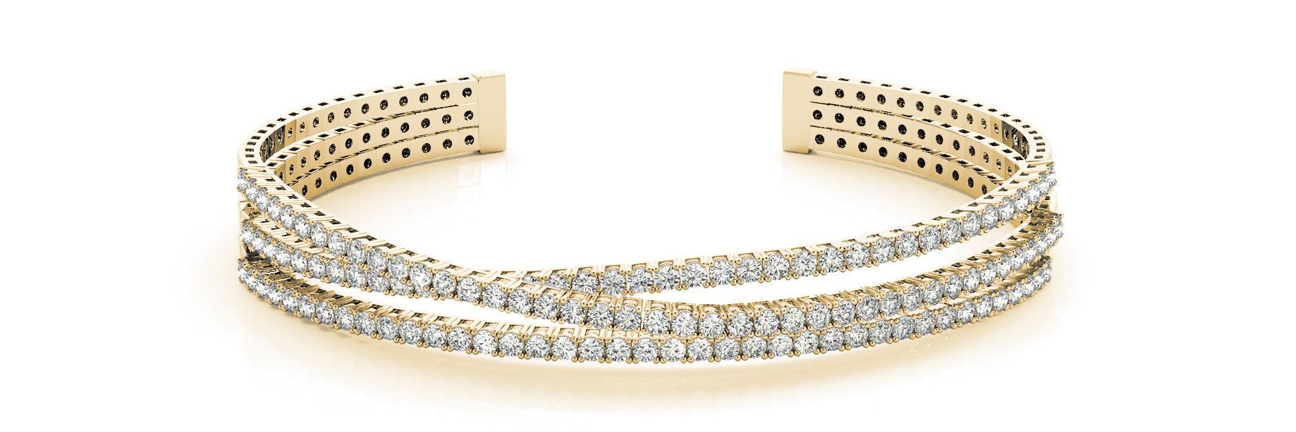 Bangle Multi Row Diamond Bracelet · 3.45 ct tw