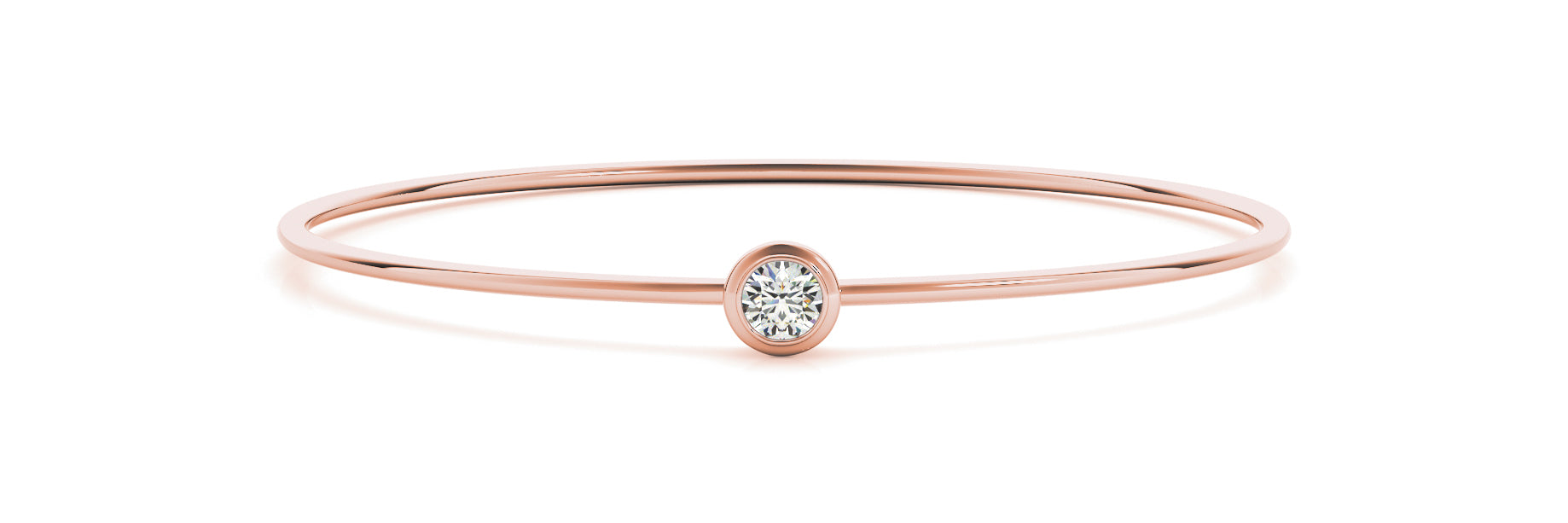 Round Bangle Traditional Diamond Bracelet · 0.35 ct tw