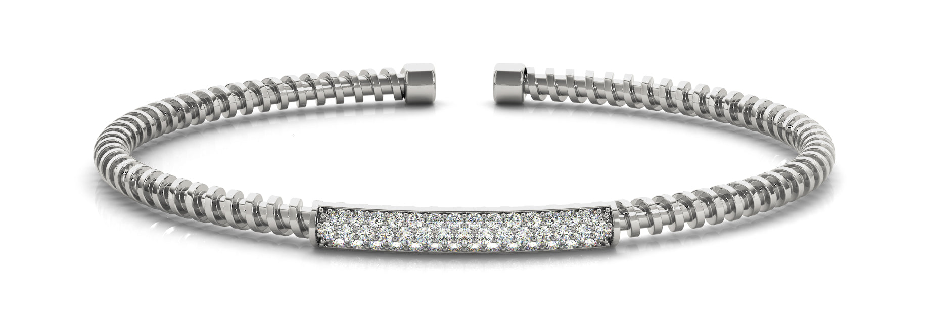 Bangle Italian Made Diamond Bracelet · 0.53 ct tw