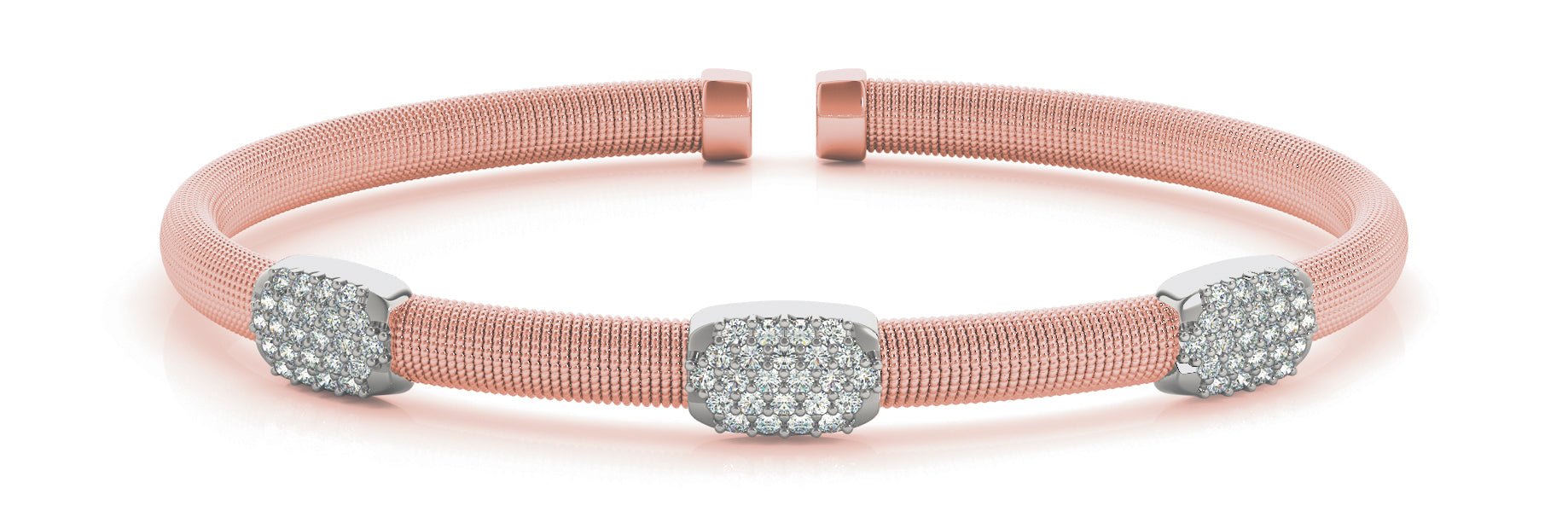 Bangle Italian Made Diamond Bracelet · 0.72 ct tw