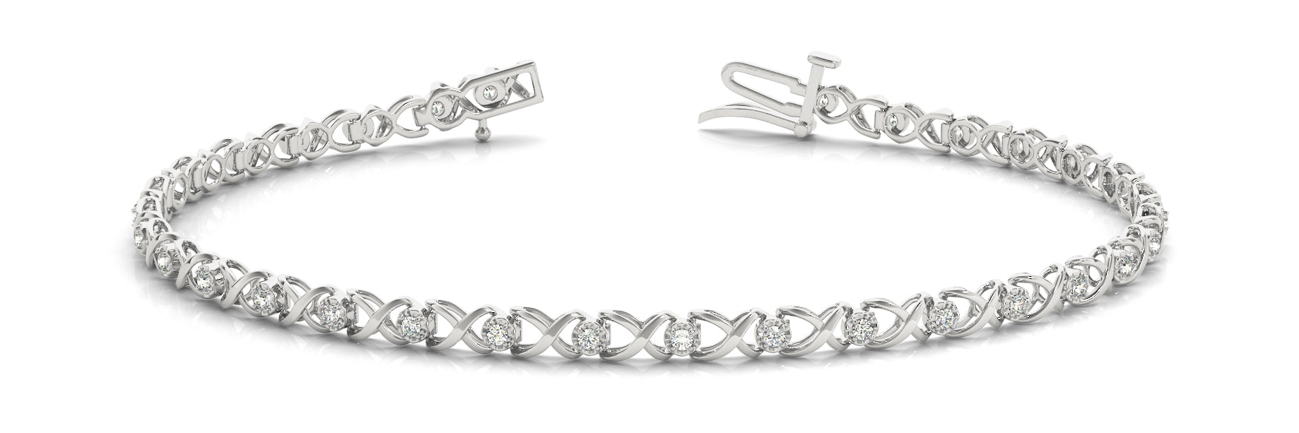 Bangle Italian Made Diamond Bracelet · 0.29 ct tw