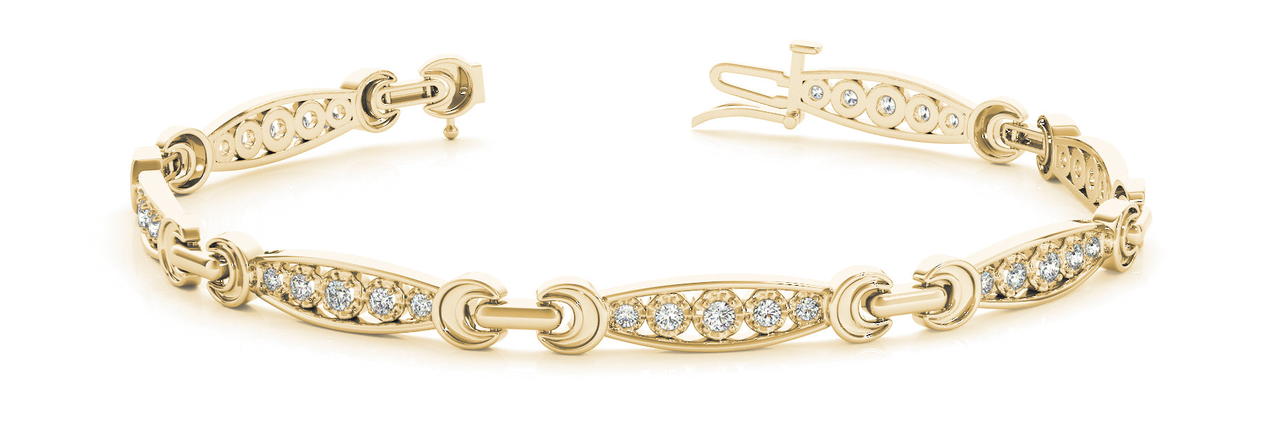 Bangle Italian Made Diamond Bracelet · 0.39 ct tw