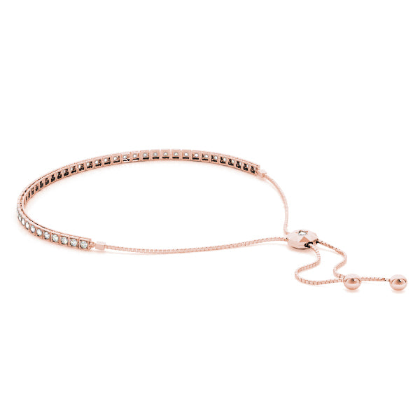 Adjustable Tennis Diamond Bracelet · 0.69 ct tw