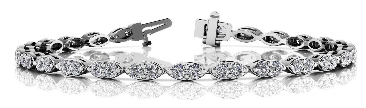 Prong Set Diamond Bracelet · 3.24 ct tw