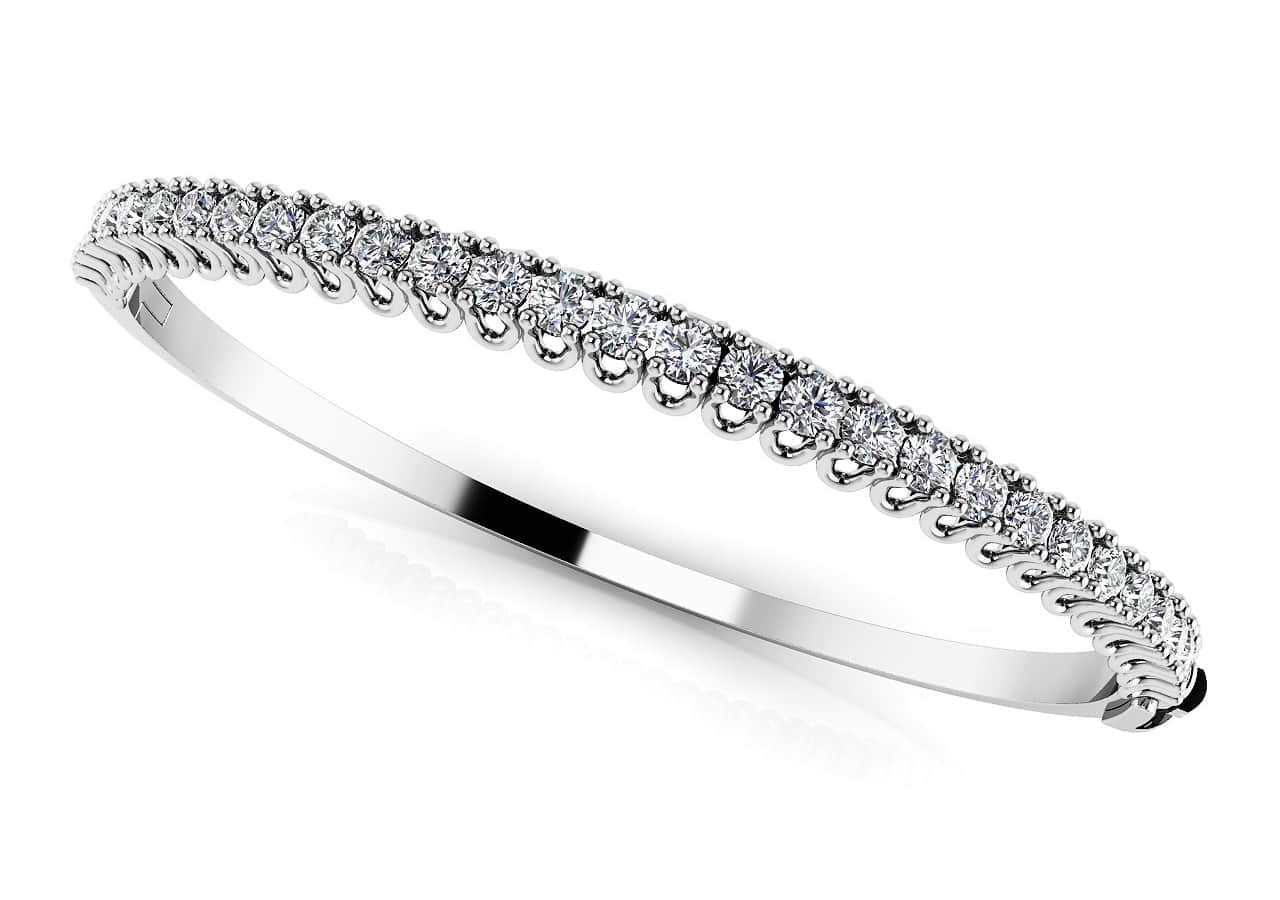 4 Prong Bangle Diamond Bracelet · 2.83 ct tw