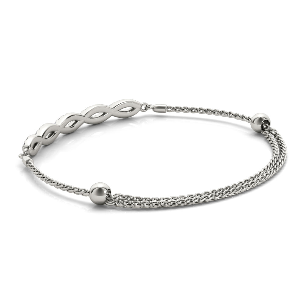 Diamond Crossover Bracelet · 0.44 ct tw
