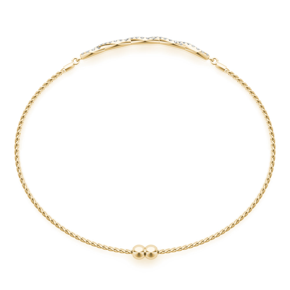 Diamond Crossover Bracelet · 0.44 ct tw