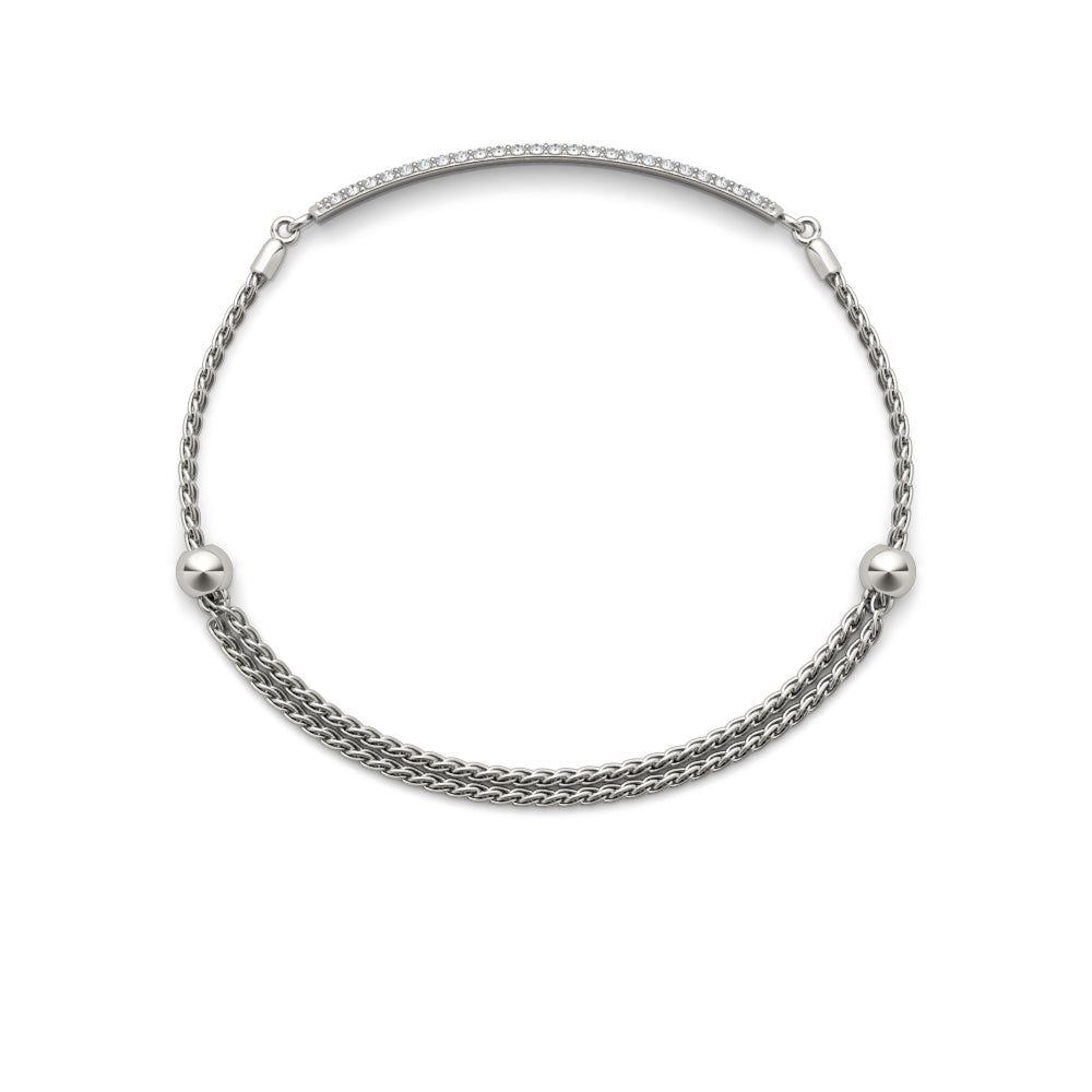 3 Row Diamond Bracelet · 0.73 ct tw