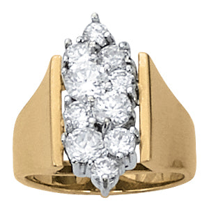 Diamond Cluster Fashion Ring · 1.60 ct tw