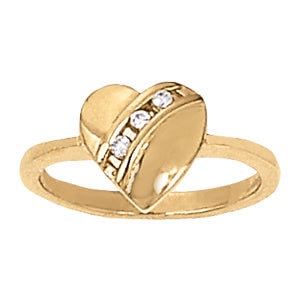 Heart Diamond Fashion Ring · 0.06 ct tw