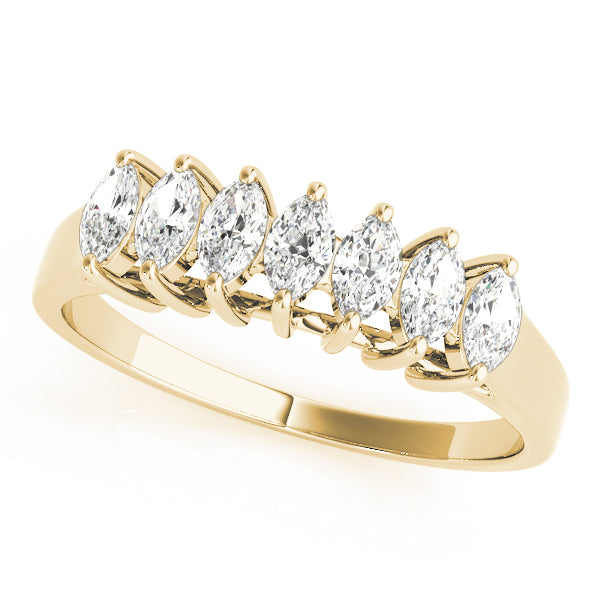 Marquise Fancy Shape Diamond Wedding Band · 0.49 ct tw