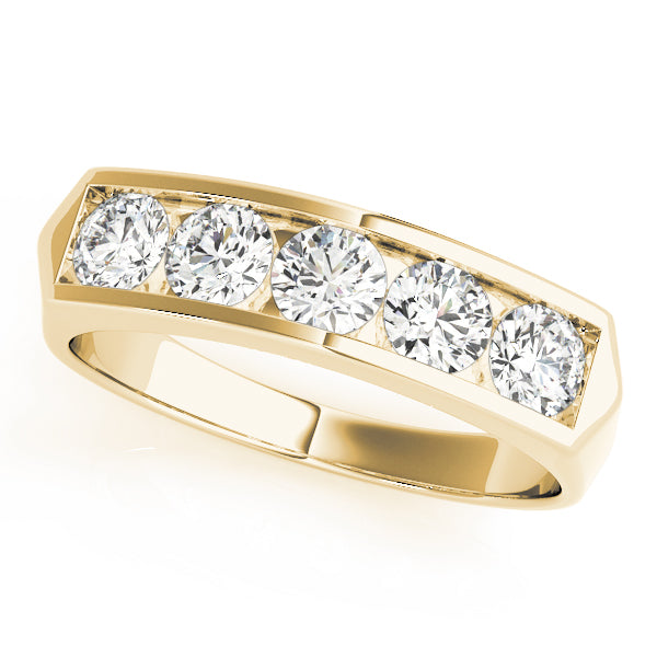 Channel Set Diamond Wedding Band · 0.85 ct tw
