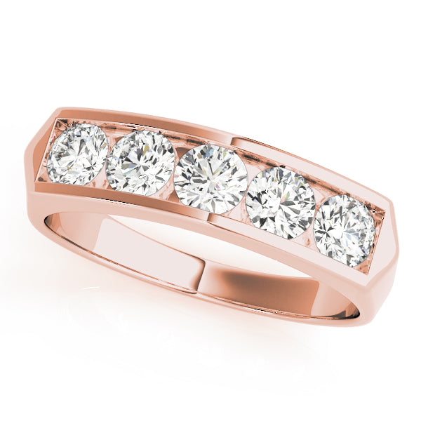 Channel Set Diamond Wedding Band · 0.85 ct tw