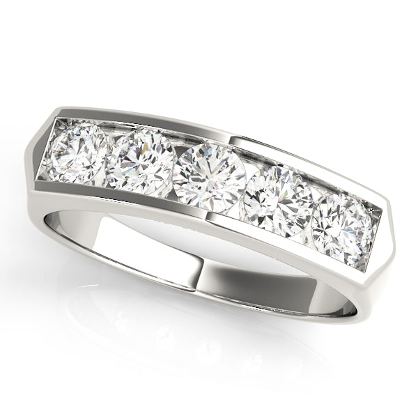 Channel Set Diamond Wedding Band · 0.85 ct tw