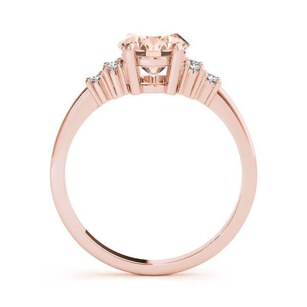 Oval Gemstone Fashion Ring · 0.12 ct tw
