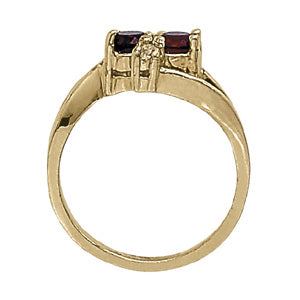 Round Gemstone Fashion Ring · 0.08 ct tw