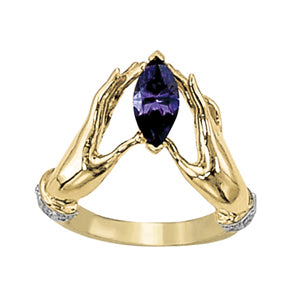 Marquise Gemstone Fashion Ring · 0.10 ct tw
