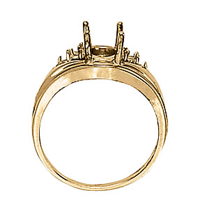 Oval Gemstone Fashion Ring · 0.12 ct tw