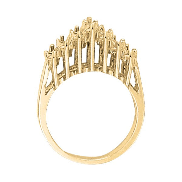 Diamond Pyramid Fashion Ring · 2.10 ct tw