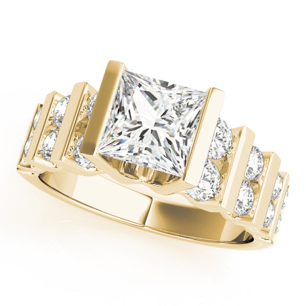 Round Multi-Row Diamond Engagement Ring · 1.74 ct tw