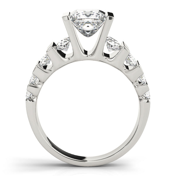 Round Multi-Row Diamond Engagement Ring · 1.74 ct tw