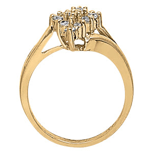 Diamond Cluster Fashion Ring · 0.48 ct tw