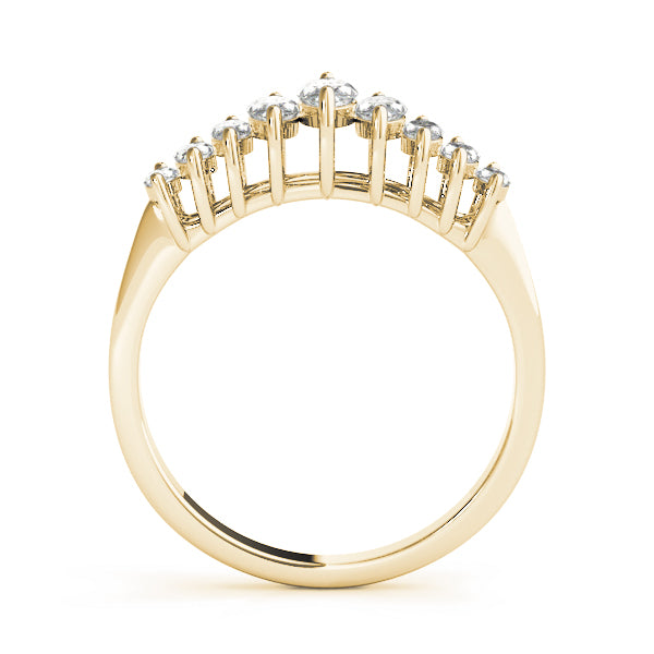 Marquise Fancy Shape Diamond Wedding Band · 0.85 ct tw
