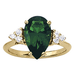 Pear Gemstone Fashion Ring · 0.18 ct tw