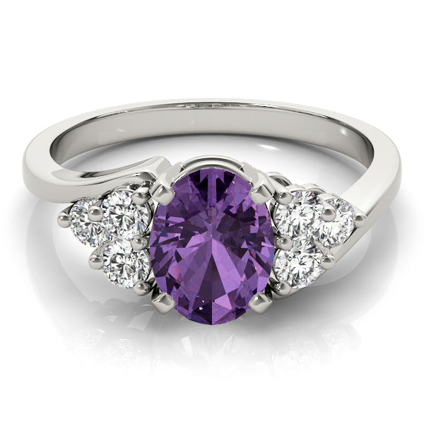 Oval Gemstone Fashion Ring · 0.36 ct tw