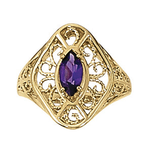 Marquise Gemstone Fashion Ring
