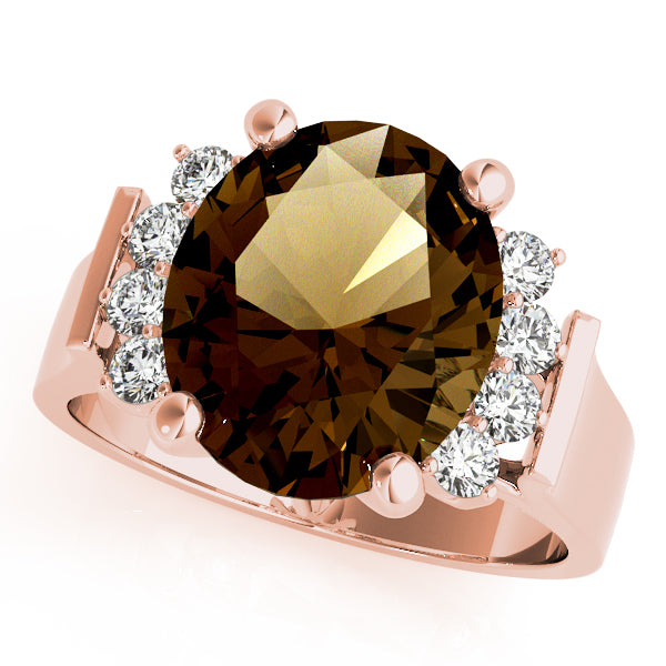 Oval Gemstone Fashion Ring · 0.32 ct tw