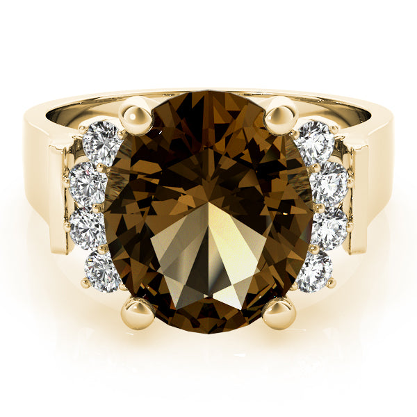 Oval Gemstone Fashion Ring · 0.32 ct tw