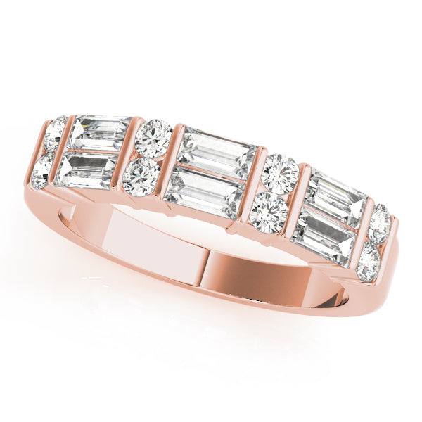 Baguette Fancy Shape Diamond Wedding Band · 1.04 ct tw
